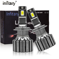 Infitary LED Car Headlights CANBUS 30000LM Bulbs Super Bright Lamps For Auto 12V H1 H11 H7 9005 HB3 9006 H4 110W Kit