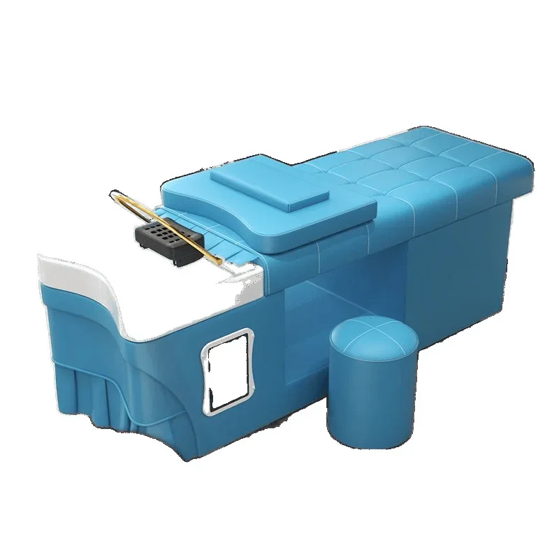 

Curved barber shop special with water heater fumigation water circulation treatment shampoo bed