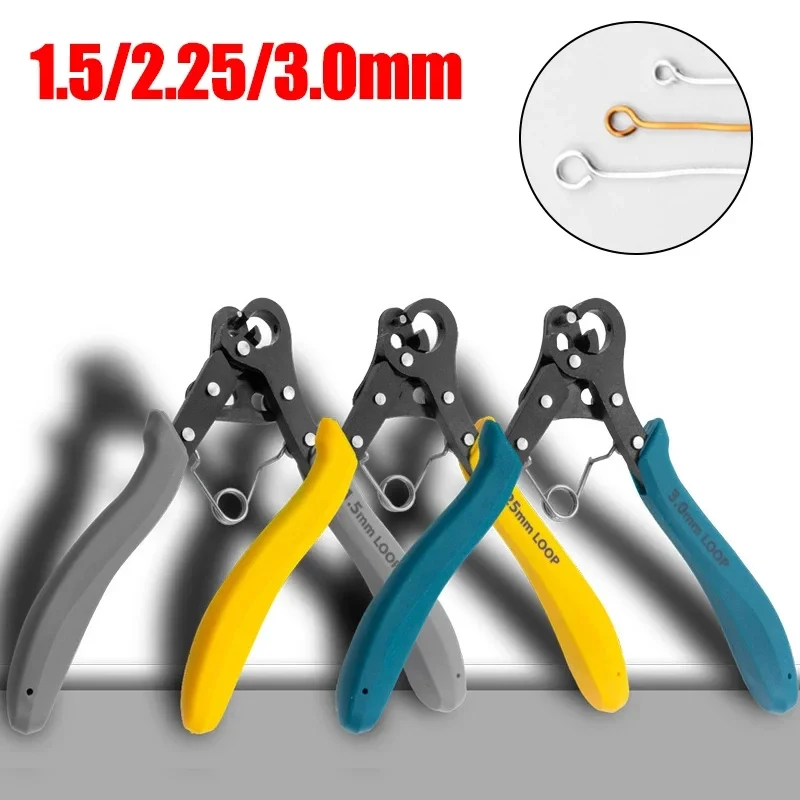 Wire Rolling Pliers 1.5/2.25/3.0mm For Wire Winding Bending Repair Jewelry Making Tool Round Nose Pliers For Wire Ring Wrapping