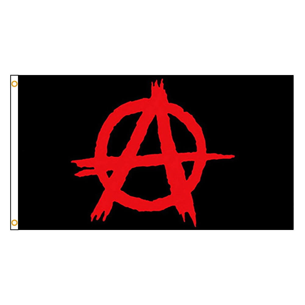 FLAGLINK 90x150CM Anarchy Flag For Decoration