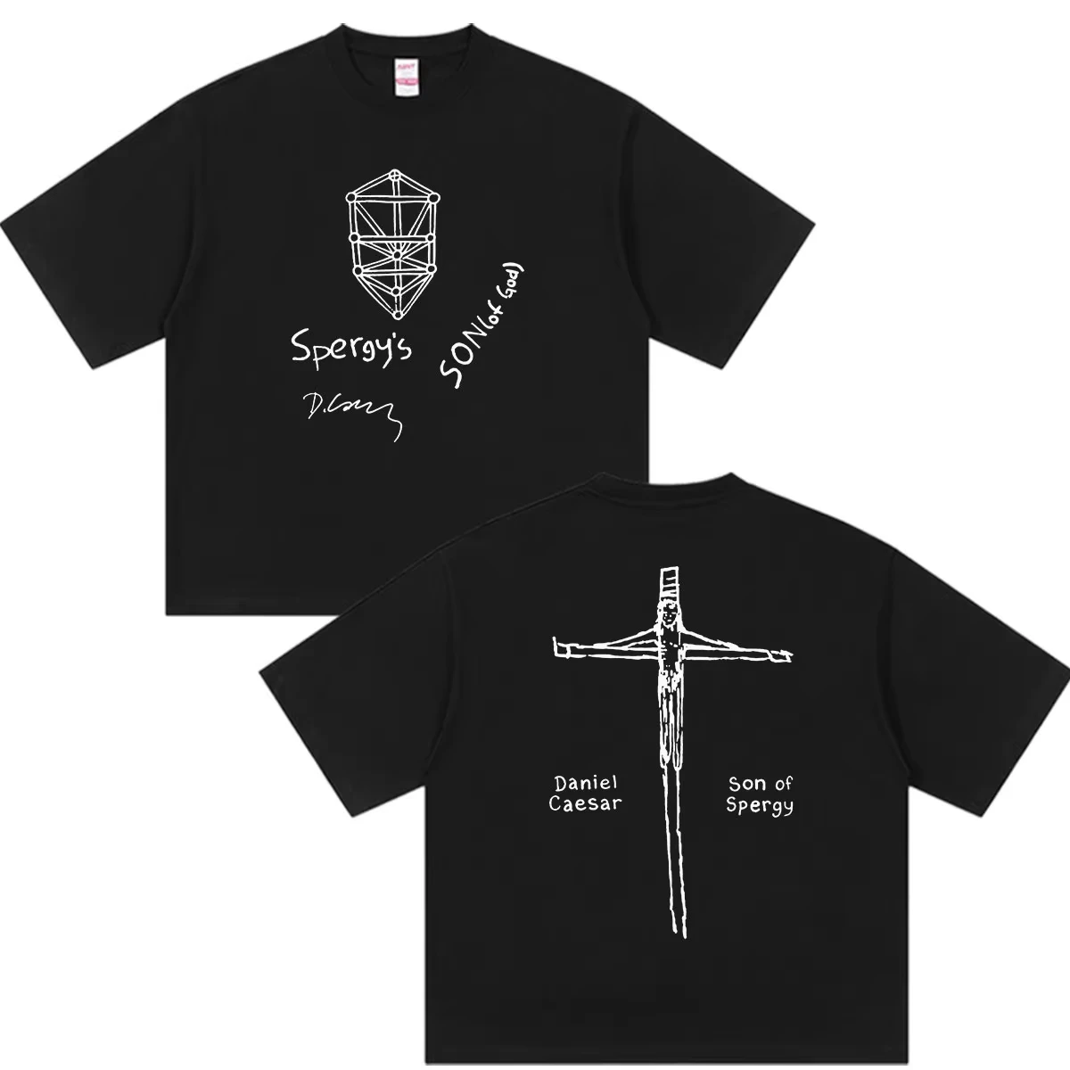 Daniel Caesar Son of Spergy Tour 2026 Print T Shirt Men's Women Vintage Fashion Short Sleeve T-shirts Casual pure Cotton T-shirt