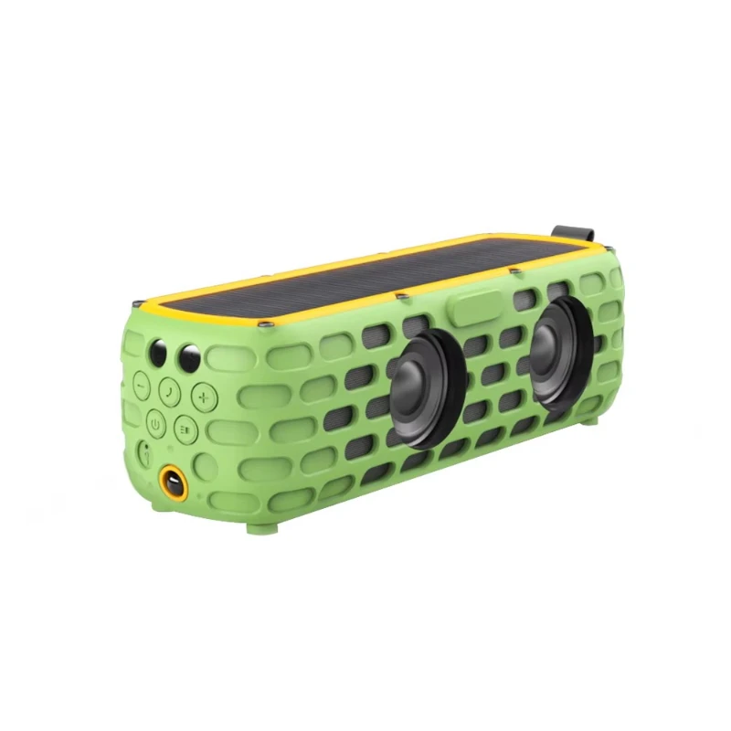 

New Charging Electric or Solar Usb Cable Solar Bluetooth Speaker