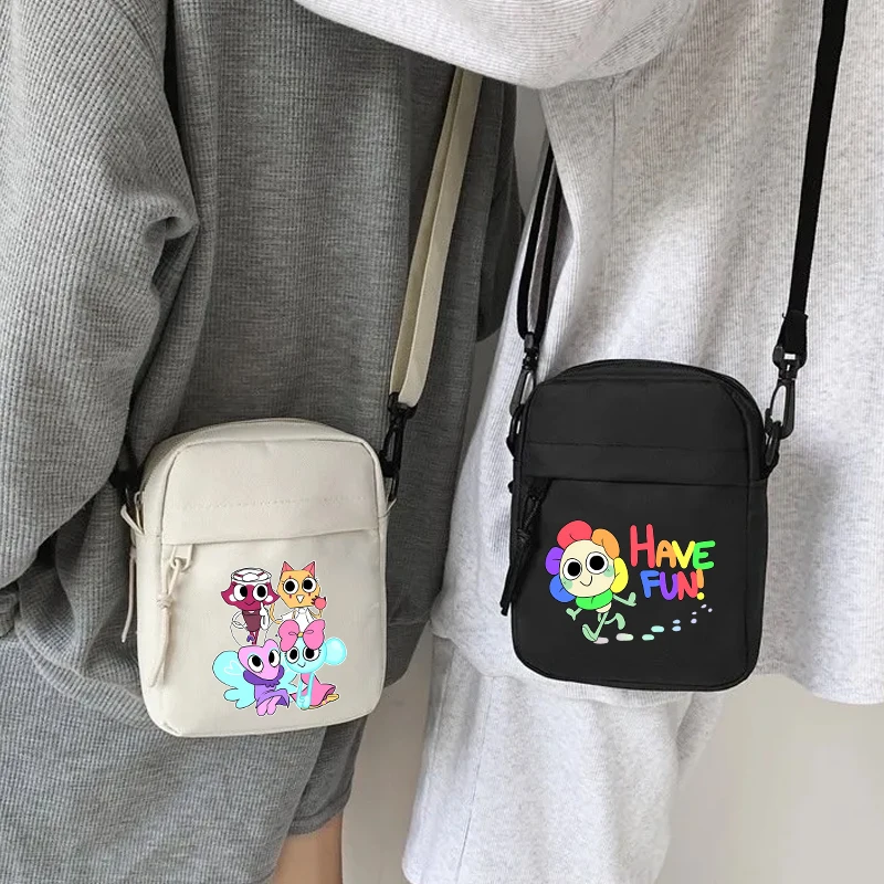 Dandys World-Bolso de hombro tipo bandolera para hombre, bandolera pequeña informal con cremallera, bolsa deportiva sencilla, regalo de cumpleaños