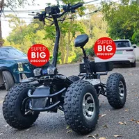 All terrain vehicles 60v 60ah 4 units 2500 watts motors ATV bike 10000w adult electric mobility scooter for 4 wheels