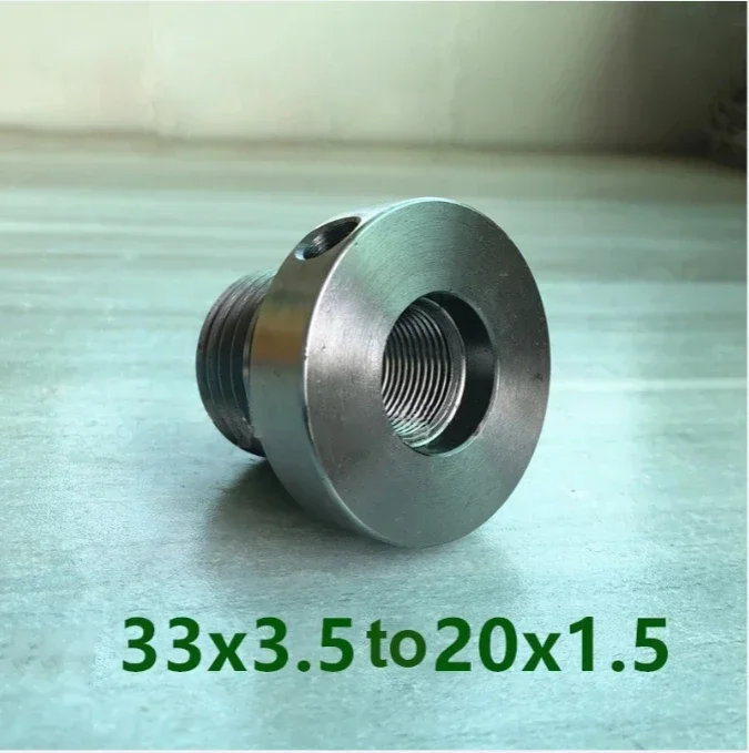 Lathe Screw Thread Spindle External M33 x 3.5 to M20 x 1.5 Thread Chuck Insert Adapter Wood Turning Tool Accessories