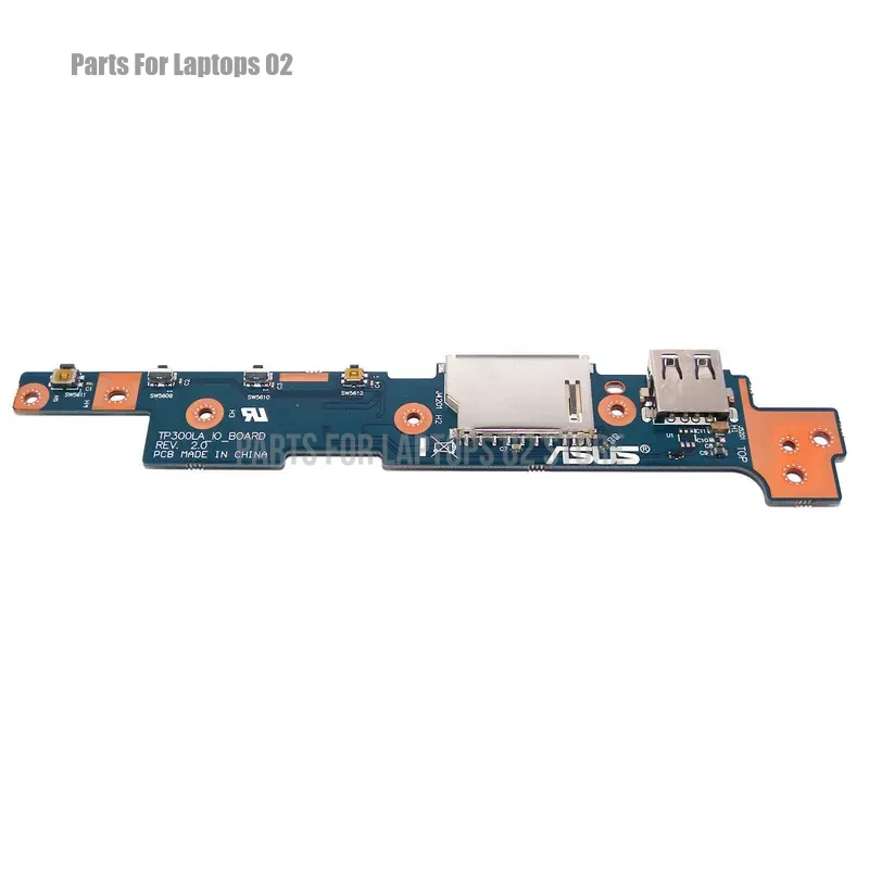 Pp Replacement Laptop Power Switch Button USB SD IO Board for Asus Q302La Tp300La Q302L Tp300Ld Tp300L 60NB05Y0-IO1070