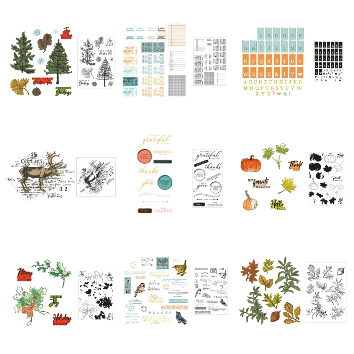طبيعة تحت عنوان عيد الميلاد زينة النباتات Stamps DIY بها بنفسك سكرابوكينغ بطاقة Stencil ورقة كرافت كتيب الألبوم اليدوية