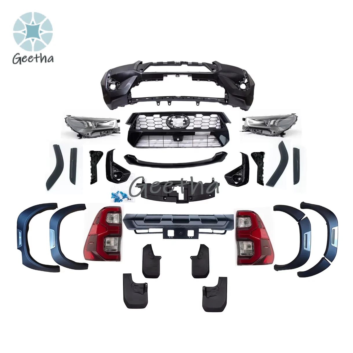 

Automotive Parts Factory Headlights and Tail Lights Car Body Conversion Kits for Hilux 2024 Z Edition