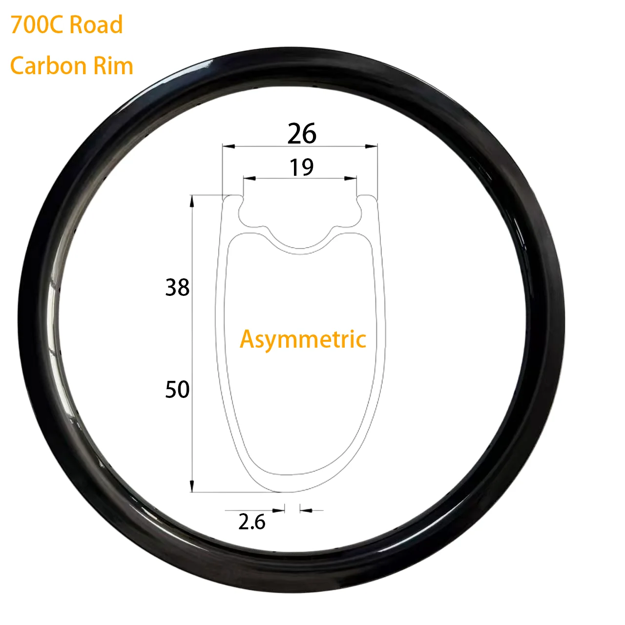 700C Carbon Fiber B…