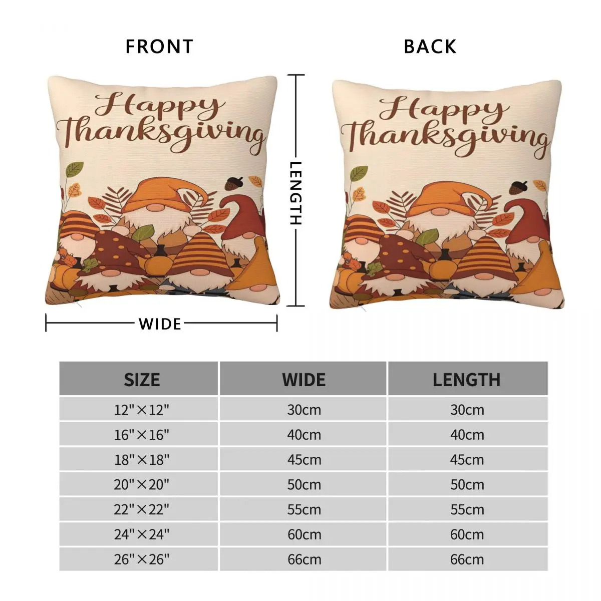 غطاء وسادة بتصميم عيد الشكر السعيد غطاء وسادة كيس وسادة موردن لأغطية الوسائد المزخرفة للمكتب والسيارة #4