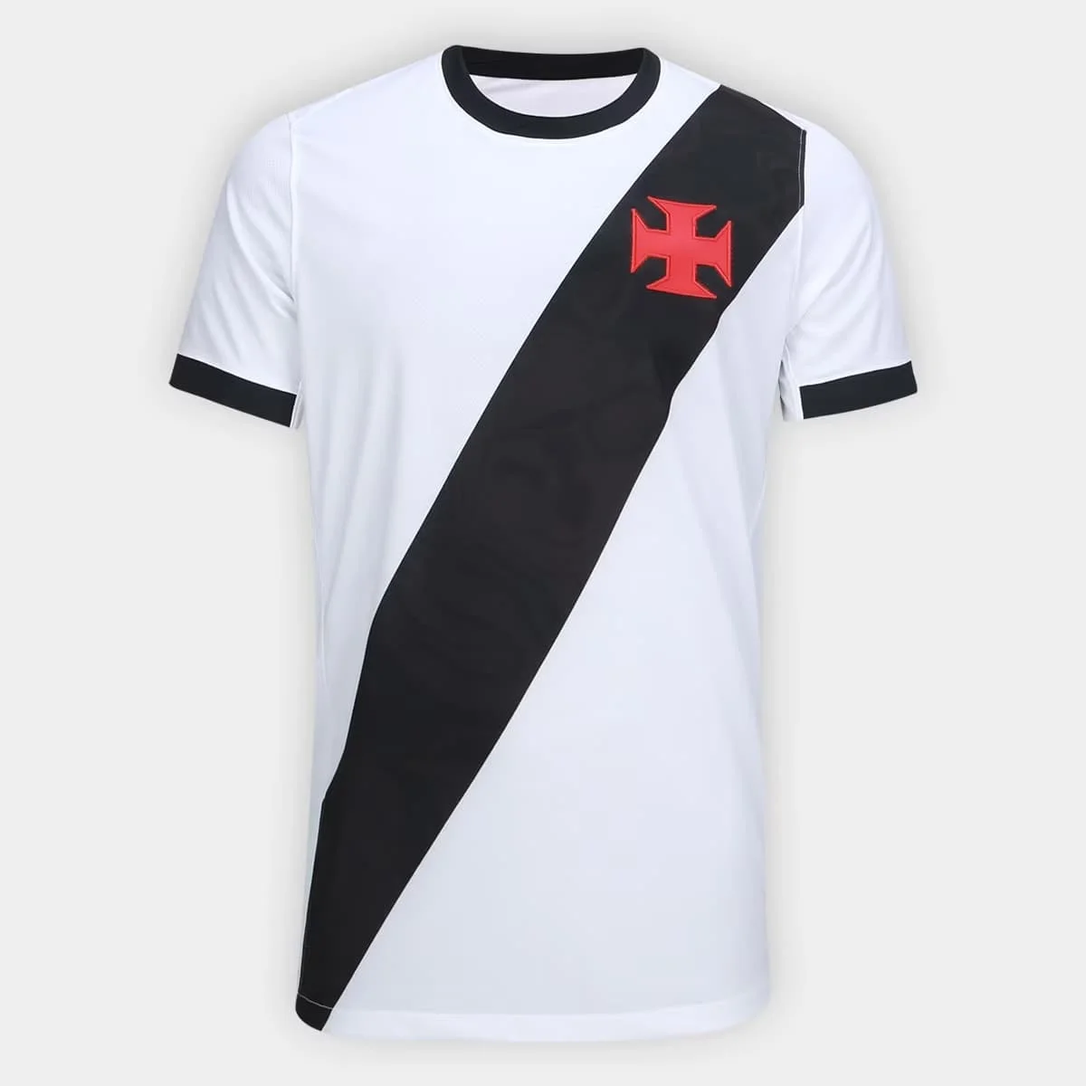 Brasilianisches Fußballtrikot im Vasco Da Gama-Stil, passende Familienkleidung, schnelltrocknendes Fußballshirt, T-Shirt für Eltern und Kinder – Detail 1