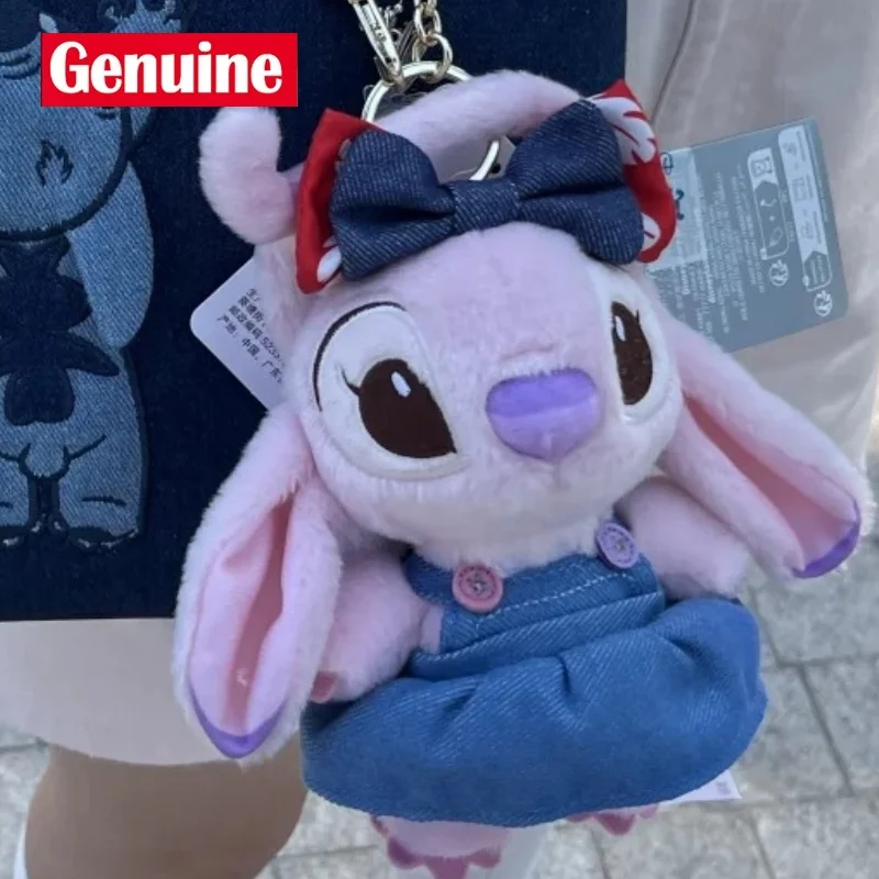 ديزني ستيتش حقيبة سلسلة مفاتيح قطيفة متينة ملحق لعبة محشوة ذهبية المسترد هدية مثالية لمحبي الأفلام والتلفزيون #5