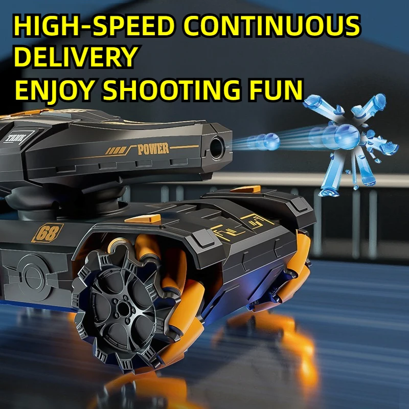 Samochód zdalnie sterowany Super Speed ​​Tank Bomba wodna Samochód Kreatywny pojazd terenowy z napędem na cztery koła Gra wieloosobowa dla dzieci Zabawki bojowe