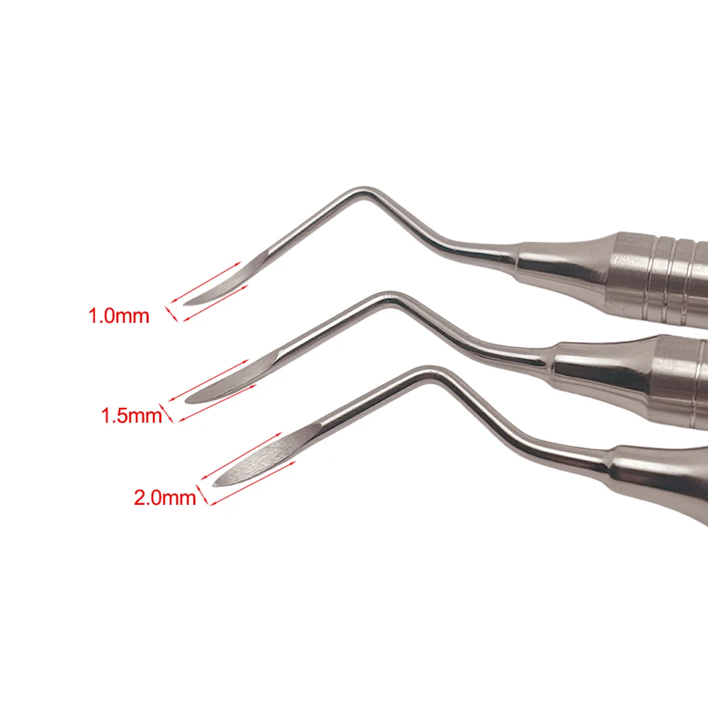 1 peça ferramenta de extração dentária mínimamente invasiva para elevação da ponta da raiz e procedimentos de implante-instrumento cirúrgico