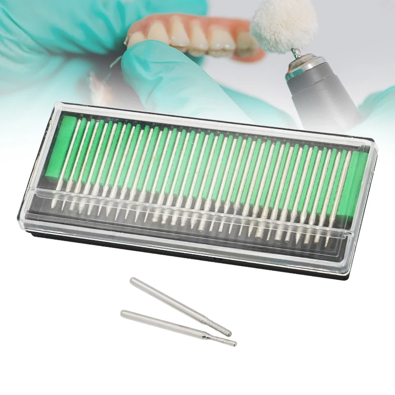 

30 Pcs/Box Dental Bur Bit Set Low Speed Polishing Diamond Grinding Drill Grinder Rotary Tool Dental Lab Equipment