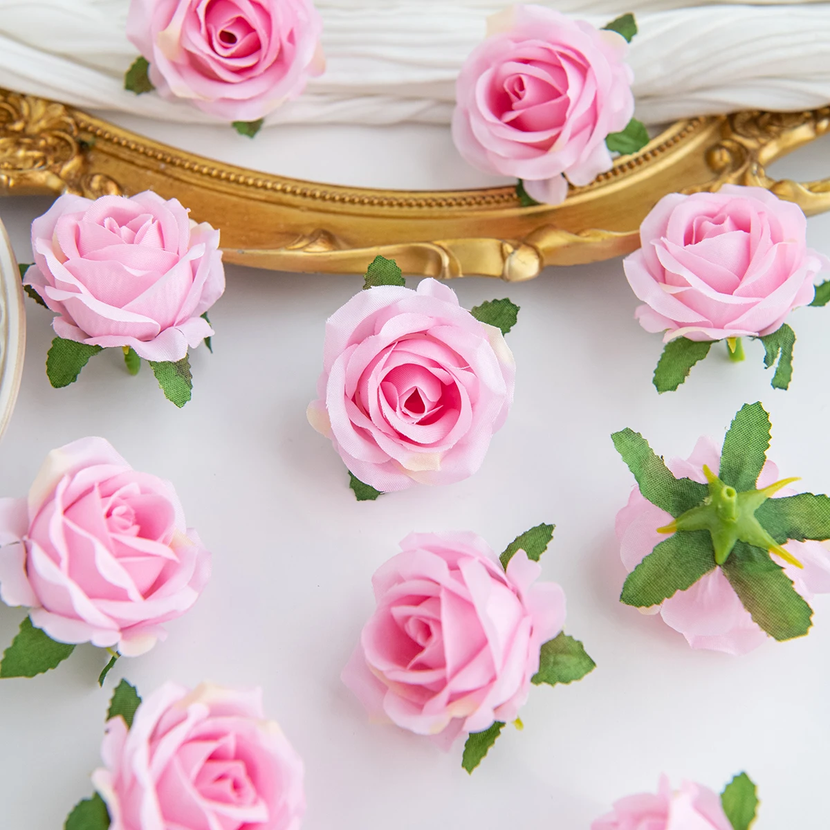 Künstliche Blumen Seide Rose Köpfe Hause Hochzeit Kranz Garten Decor Festival Indoor Party DIY Geschenke Box Sammelalben Handwerk Hotsale – Detail 15