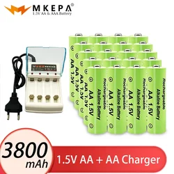 1.5V AA 3800mAh NI-MH Rechargeable Battery 1 5v recharge battery aa Torch Toys Clock MP3 Player Wireless Keyboard Wireless Mouse