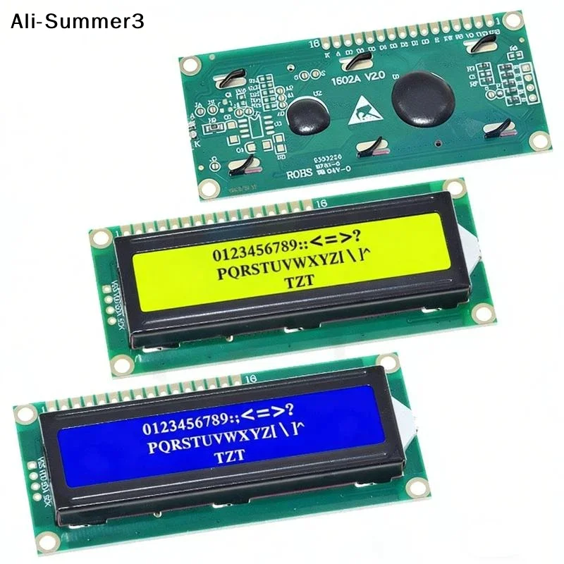 【AS】【A1】1Pcs LCD 1602 Blue Green Screen 16x2 Character LCD Display Module DIY Accessories LCD1602 Module