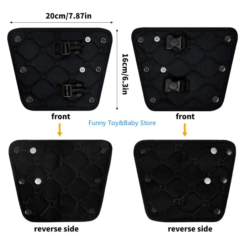 1 par hebilla para cinturón seguridad coche, arnés para asiento coche, arnés pecho, cierre seguridad, Clip