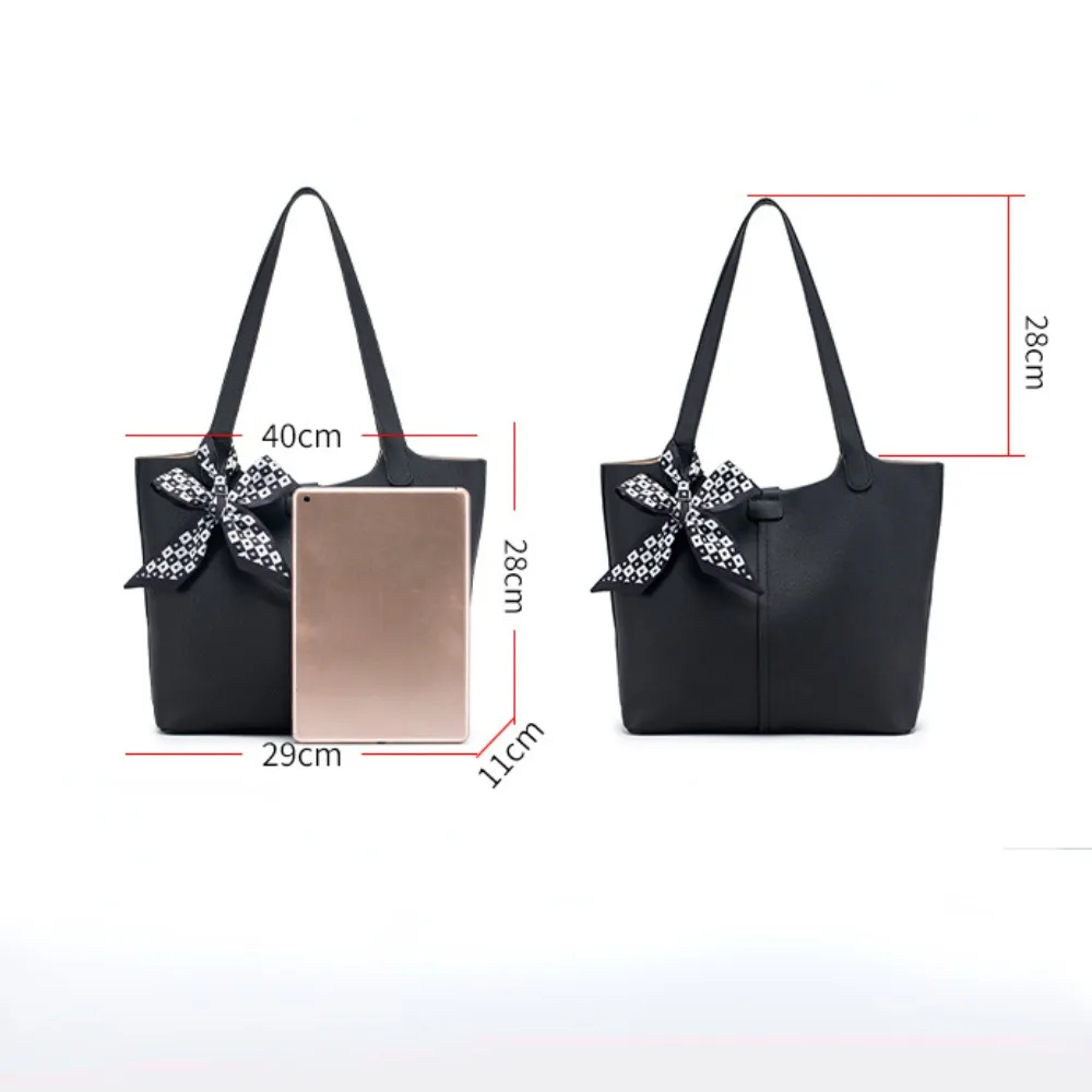 Genuine Leather High-capacity Tote Bag  Women's Shoulder Bag