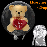 5/10/15pcs Large Clear Balloons for Gift Stuffing,Extra Wide Mouth Bobo Balloon for Easter Anniversary Birthday Decoration