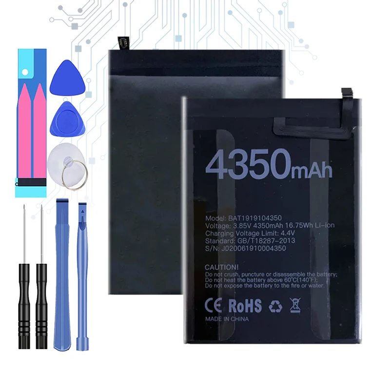 BAT2019104350 Replacement Battery For DOOGEE X95 Pro X95Pro 4350mAh Portable batteries