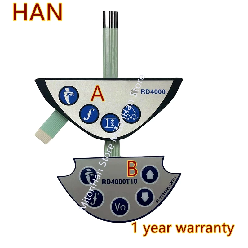Filme do teclado da membrana, Teclado do botão, RD4000 RD400T10, RD4000 RD400T10