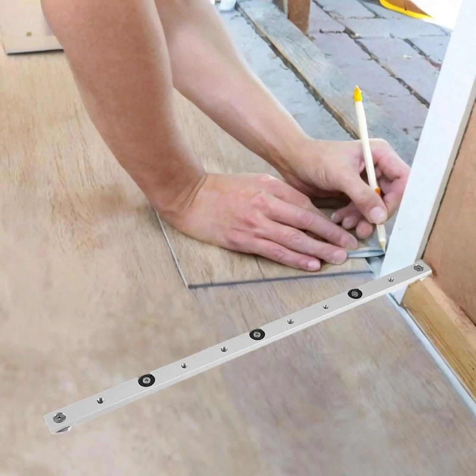 

Miter Bar Slider Easy to Use Versatile 450mm Table Saw Gauge Rod Table Saw