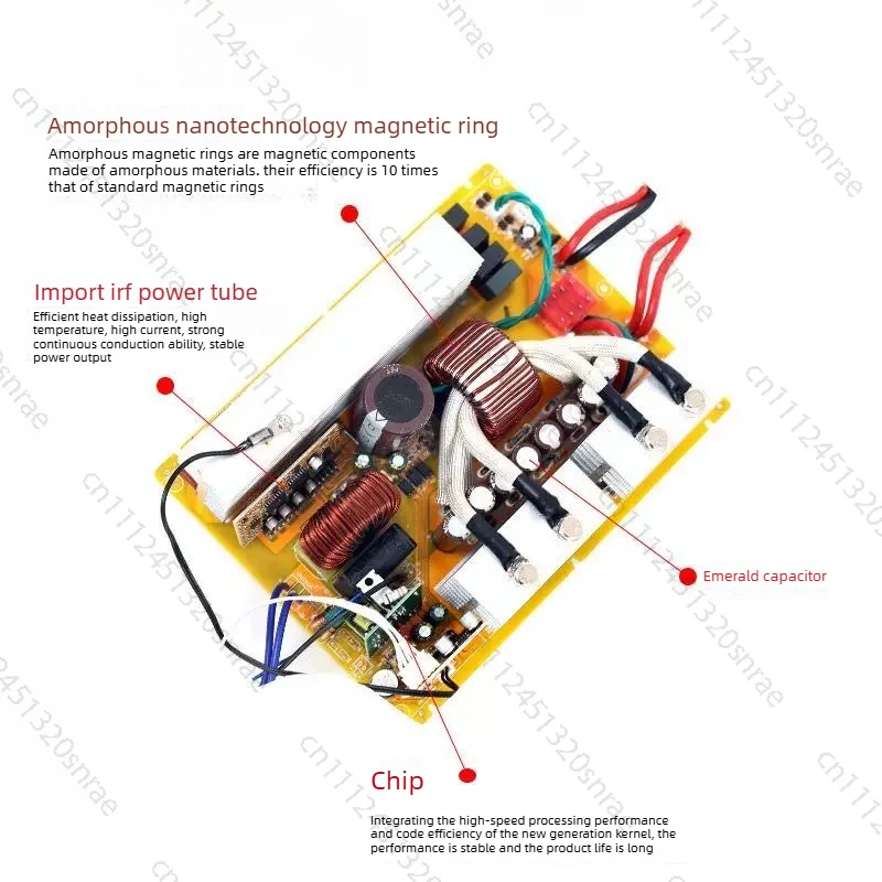 Sine Wave Inverter Main Board 12V24V48V To 220V Full Power 1750W Lithium Battery Integrated Machine