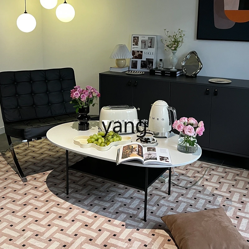 

LMM simple modern coffee table small apartment sofa side table simple balcony small table