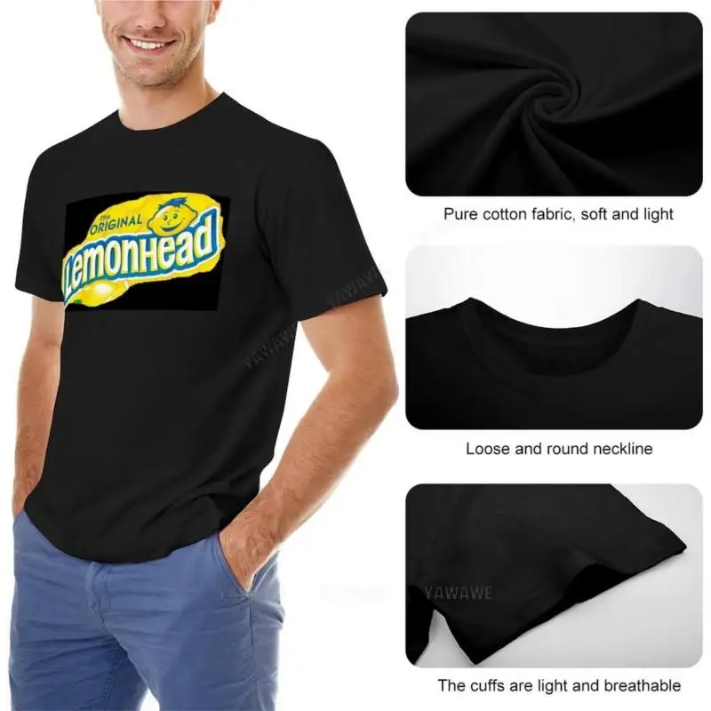 man black tshirts summer t-shirt Lemonhead candy picture T-Shirt aesthetic clothes customized t shirts t shirt men