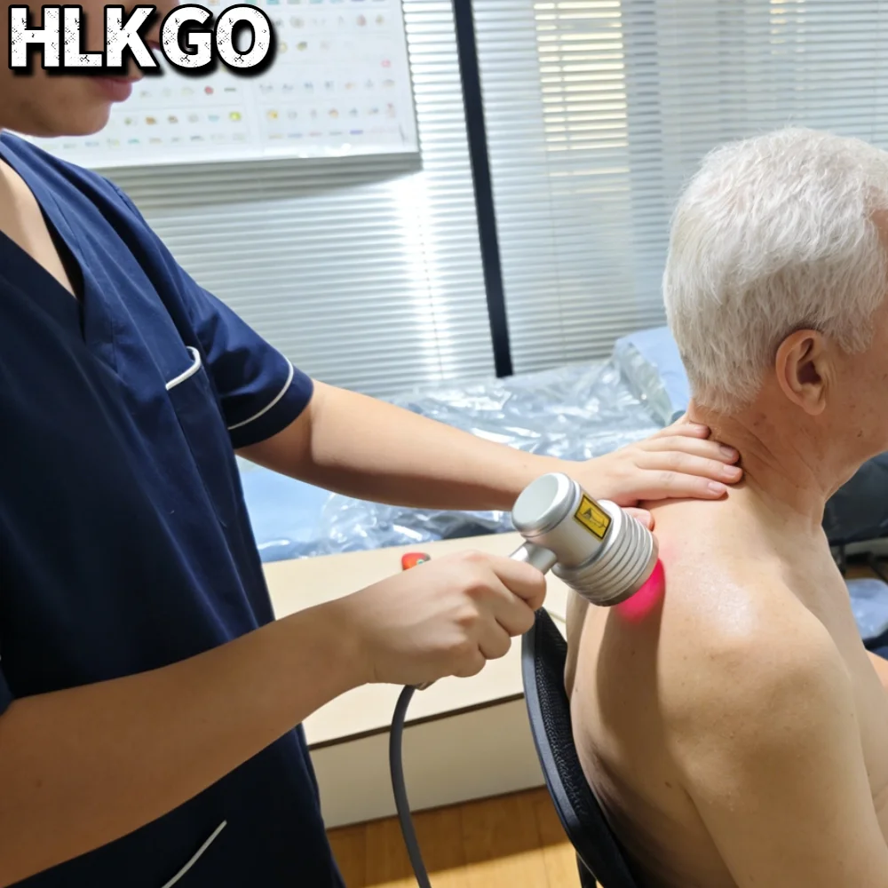 

Multi-Purpose Rehabilitation Laser by HLKGO, 808nm 650nm 1064nm for Sports Injury, Arthritis & Animal Therapy
