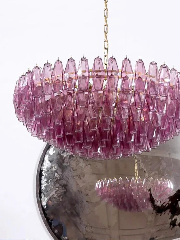 

Потолочные люстры, винтажные витражные лампы, светодиодные светильники, вилла, гостиная, роскошный домашний блеск, фойе, подвесной светильник