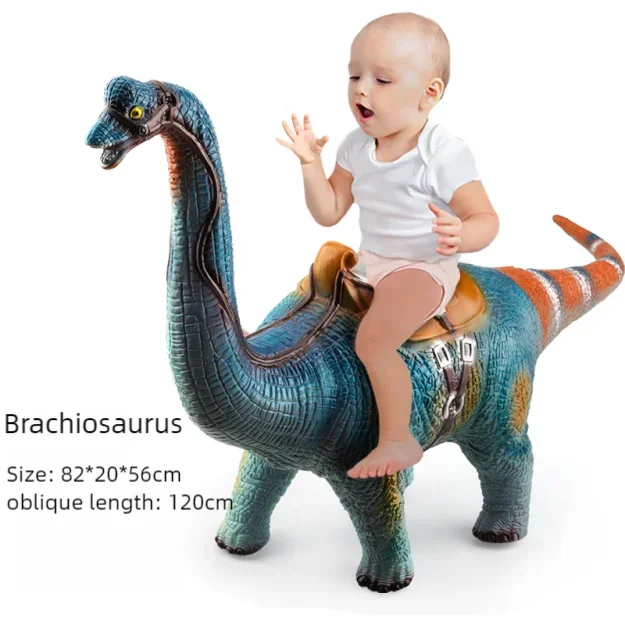 MOQIDODO 100 cm großes Dinosaurier-Modell, Spielzeug, große Halterung, T-Rex, Brachiosaurus, Jurass Park, weiche Puppen, Dinosaurier-Welt, Spielzeug für Kinder, Jungen, Geschenk 7