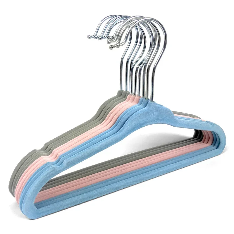 Baby Hangers for Hangers 10Pcs 30/35CM Non Slip Suit Clothes Kids Space Saving velvet hangers Wardrobe Home Organizer Coat Rack