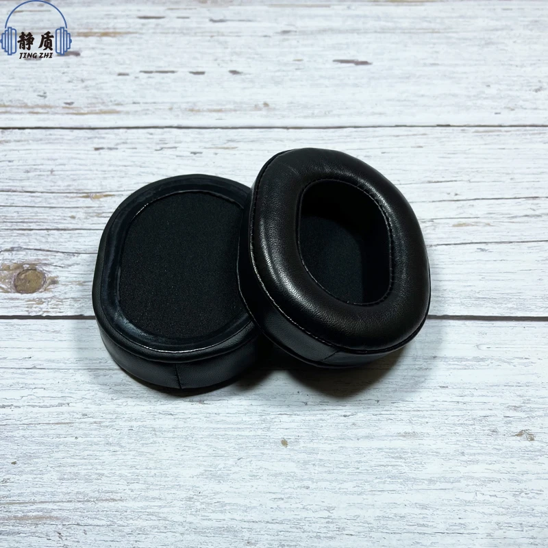 Kwadratowe owalne słuchawki wymiana gąbek słuchawek miękka skóra z pianki Memory Cover100x80mm pełny wymiar Earpads dla ATH / AKG / Sennheiser