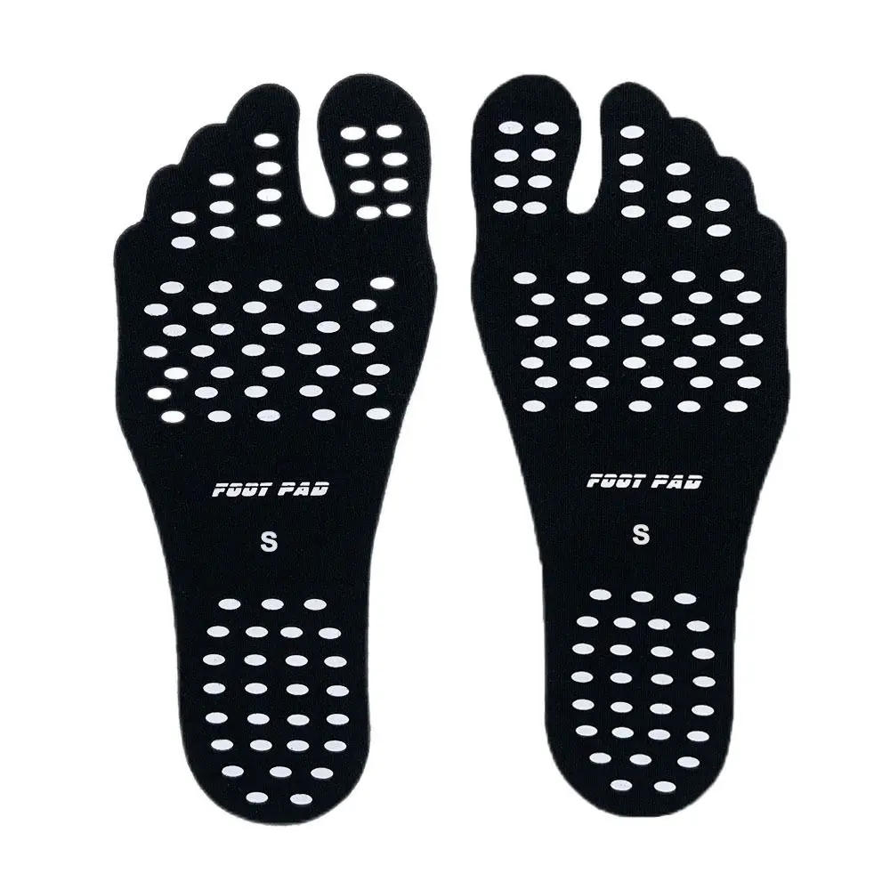 

Non-slip Adhesive Insoles Silica Gel Anti Slip Invisible Shoe Pad Barefoot Stick Footpads Sticker Beach Shoes