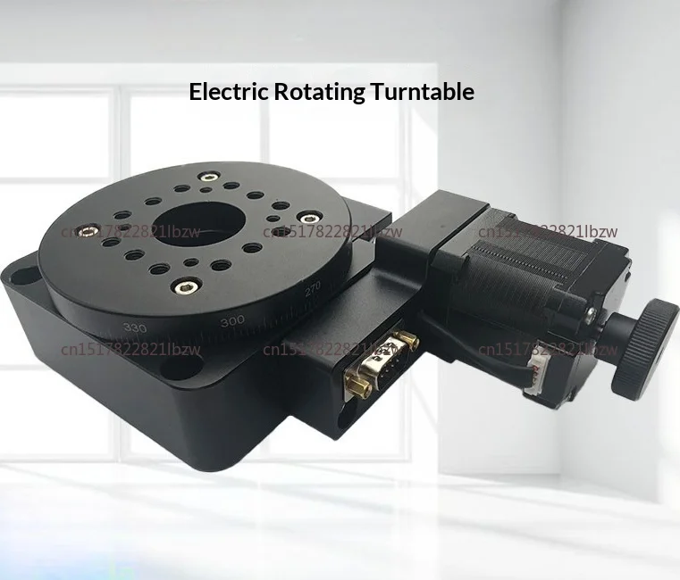 Electric Rotary Stage Diameter 60 100 200 300 400 MM Precision Indexing Table 360° Turntable Pan-Tilt