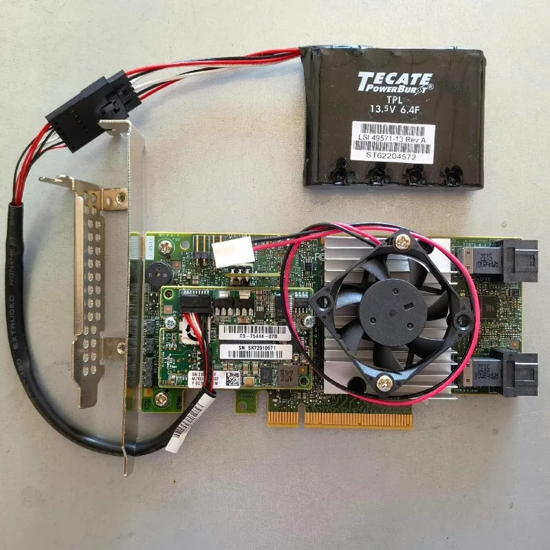 LSI 9362-8i array card 1G slow 1.2ghz CPU, pcie3.0x8 main board interface, sas3.0 12g hard disk interface, support SAS and SATA