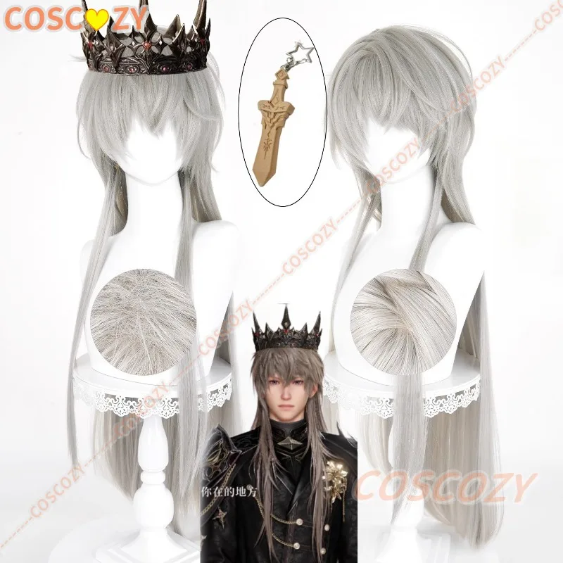 

Парик для косплея Love and Deepspace Xavier, игра Nightvow Mooncurse Xavier King Crown Fallen Crown, реквизит для Хэллоуина, карнавала, вечеринки