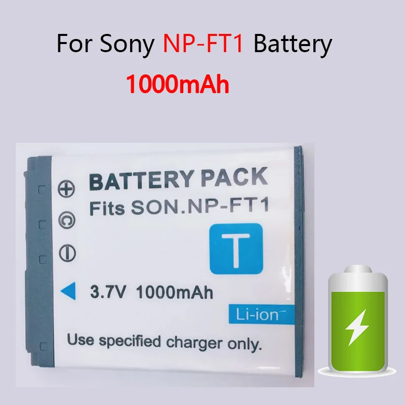 

New 3.7V 1000mAh NP-FT1 NP FT1 Battery For SONY DSC-T3S DSC-T5 DSC-T5B DSC-T5/N DSC-T5/R DSC-T9 DSC-T11 DSC-T3 DSC-T33 Camera