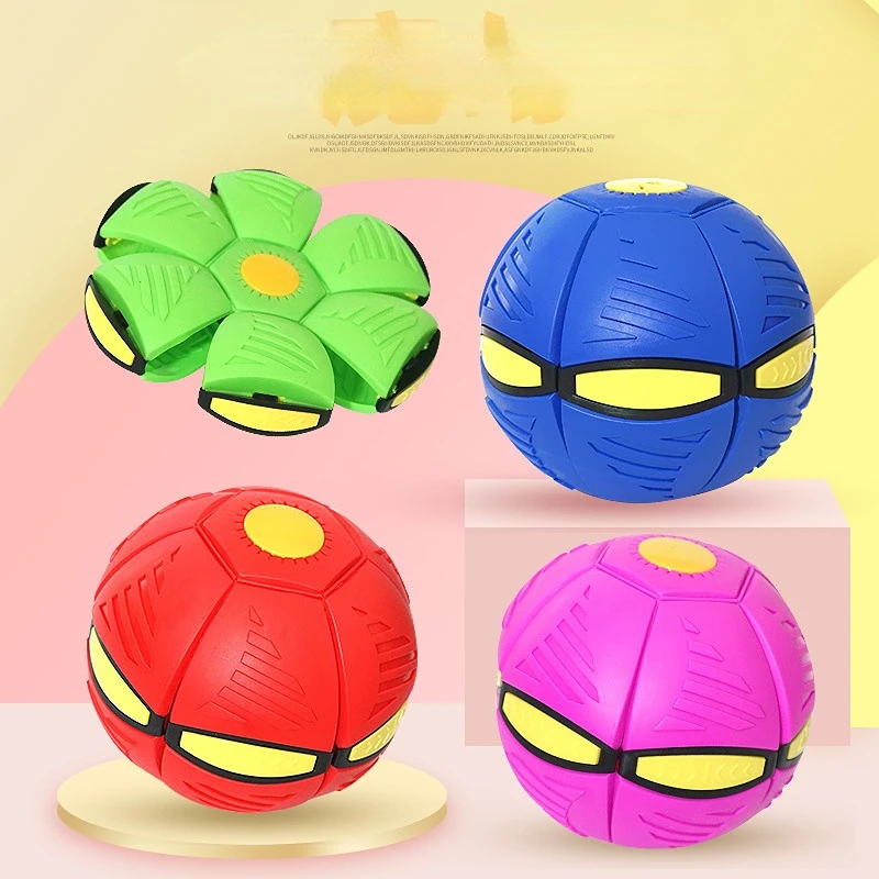 Fliegende Bälle Kinder flach werfen Scheibe Ball fliegen UFO magische Bälle mit für Kinder Spielzeug bälle Junge Mädchen Outdoor-Sportspiel zeug Geschenk