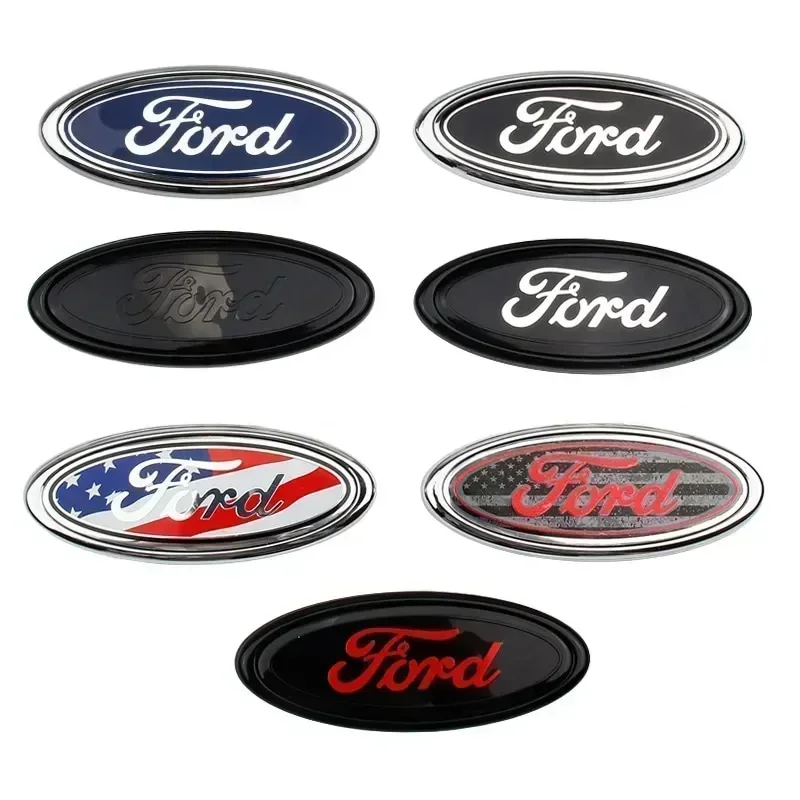 Pegatina con Emblema para Maletero Trasero de Coche de 11.5X4.5cm para Focus Fiesta Escape Kuga Edge Mondeo Ranger Mustang Fusion Roush Accesorios