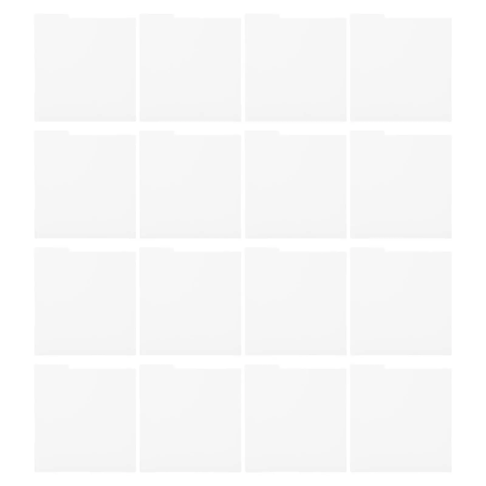 

16 шт. разделителей для виниловых пластинок, пластиковые разделители для альбомов с индексными вкладками для хранения на полках, органайзеры для виниловой коллекции, водонепроницаемые