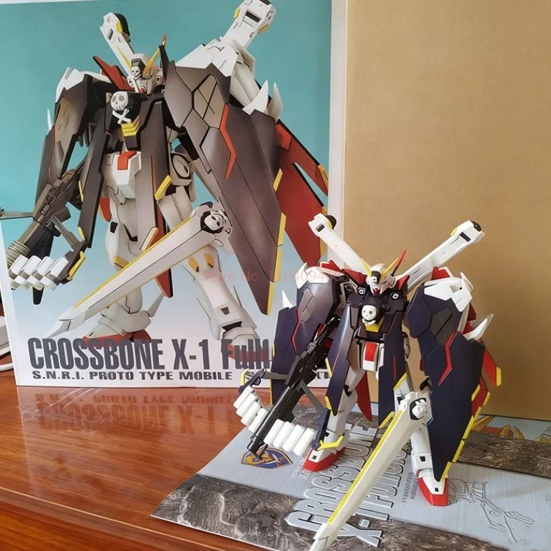 다반 6644 Mg 1/100 Xm-X1 크로스본 X-1 풀 클로스 조립 모델 키트 플라스틱 스켈레톤 애니메이션 액션 플라스틱 모델 피규어 로봇