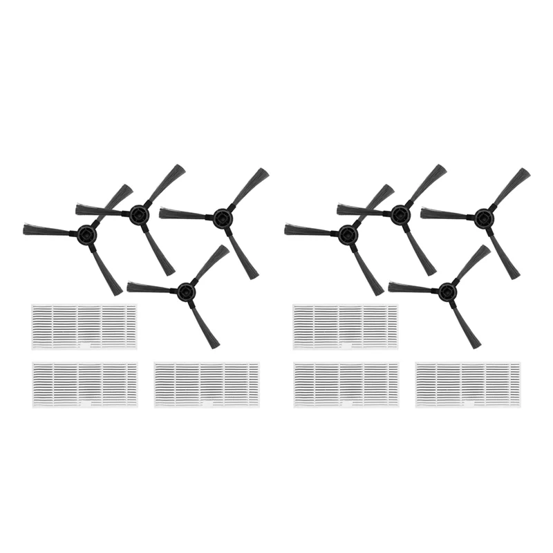 

【ESSENTIALS 】2Set Side Brush And Hepa Filter For MAMNV ZCWA ONSON BR150/BR151 Robot Vacuum Cleaner Accessories Spare Parts