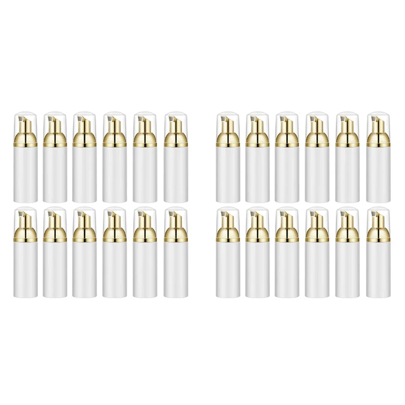 

X16A 2025 NEW-50Ml Empty Bottles Travel Soap Bottles Plastic Foam Dispenser Bottles Foam Soap Pump Dispensers Cleaning,Travel 24