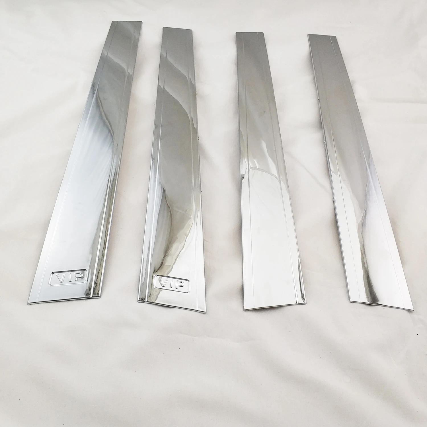 4pc New Car ABS Chrome Accessories Plated 2001 2002 2003 2004 2005 2007 For Toyota Corolla Door Pillar Cover Trim Paste Style