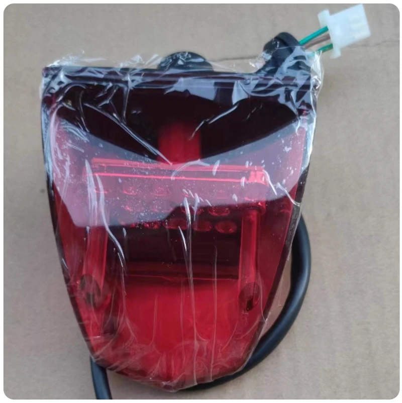 Motorcycle Tail Lamp Dirtbike Front Light for Suzuki Qingqi Genesis of GXT200 QM200GY XF200GY Original Fits Rear Brake Stop Lamp - view 2
