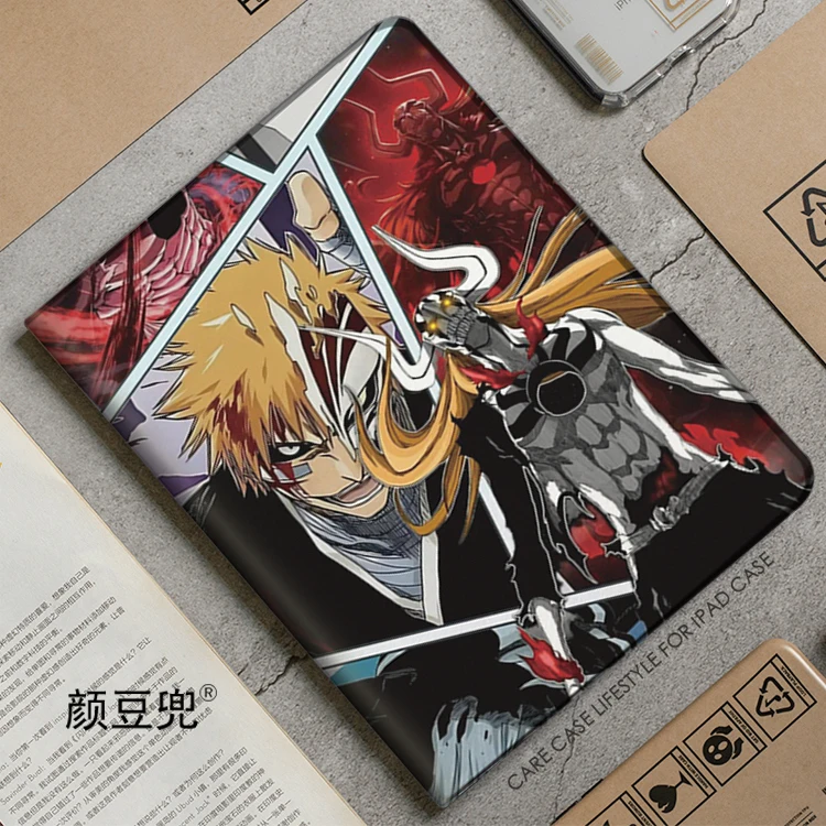 

Bleach Anime Kurosaki Ichig Anime для iPad Air 45 Mini 5 6, роскошный силиконовый чехол для Pro 12,9 11 для iPad 10th Protective Air 13